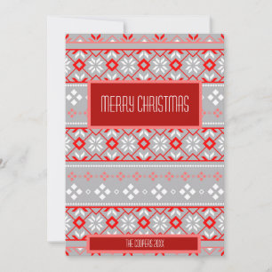 Christmas Sweater Photo Holiday Card