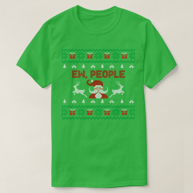 Christmas Sweaters   Ew People   Funny   Ugly Chri (Design Front)