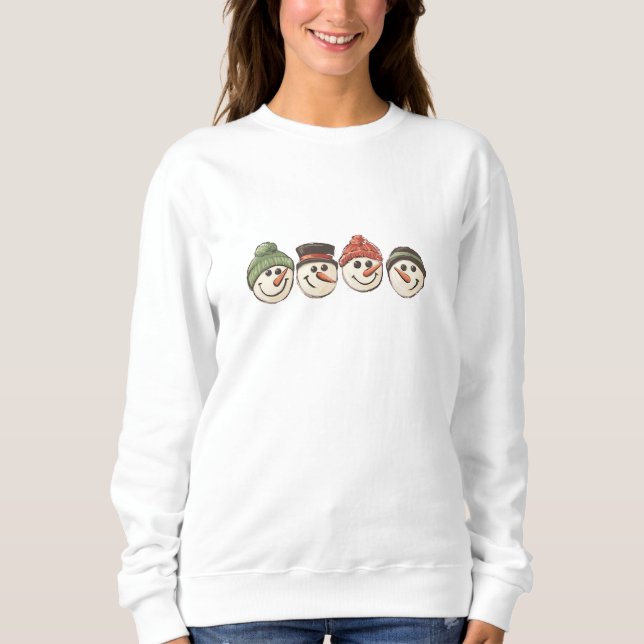 Christmas Sweatshirt, Ladies christmas sweatshirts (Front)