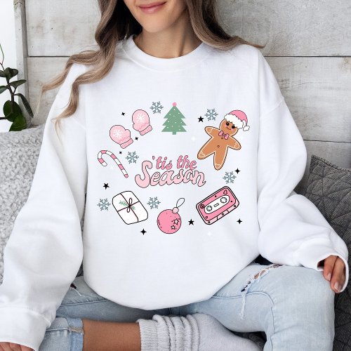 Christmas Sweatshirt Tis The Season Design
