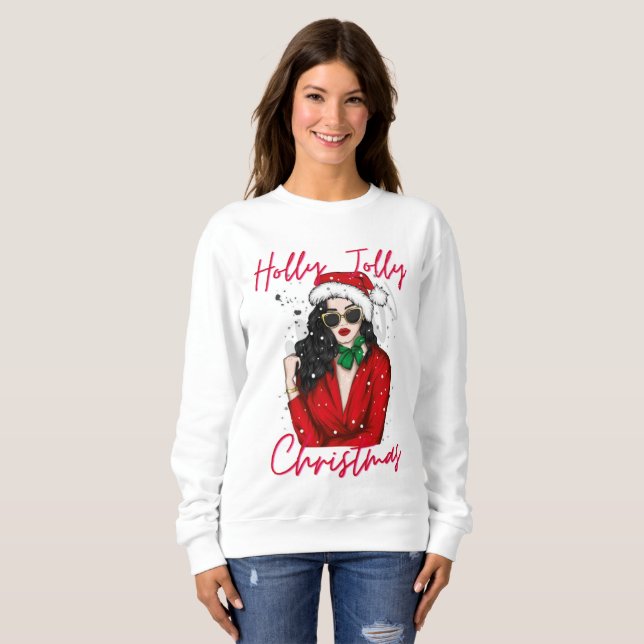 Christmas sweatshirts for women (Front Full)