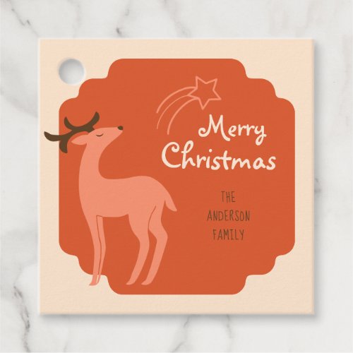 Christmas Sweet proud reindeer CC1251 Retro SVG Favor Tags