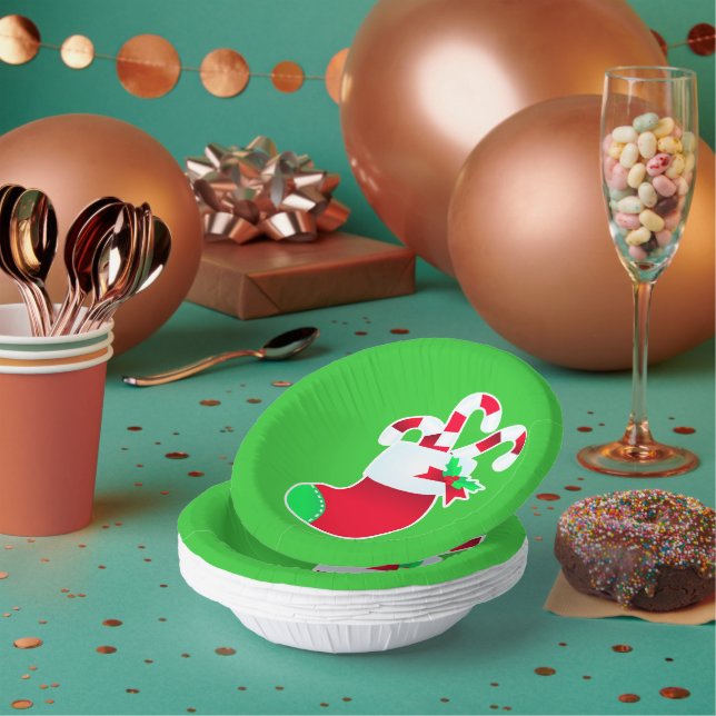 Christmas sweets / candy  paper bowls (Multi)