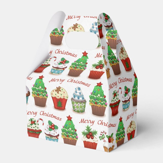 Christmas sweets favor boxes (Back Side)