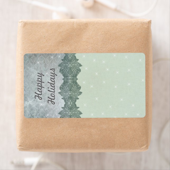 Christmas Swirl  Address Labels - (Insitu)