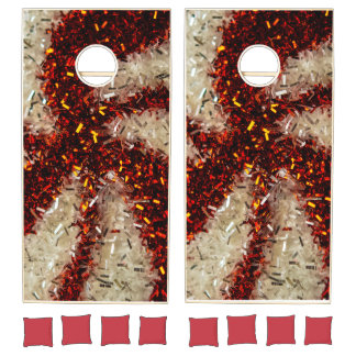 Christmas Swirl Cornhole Set