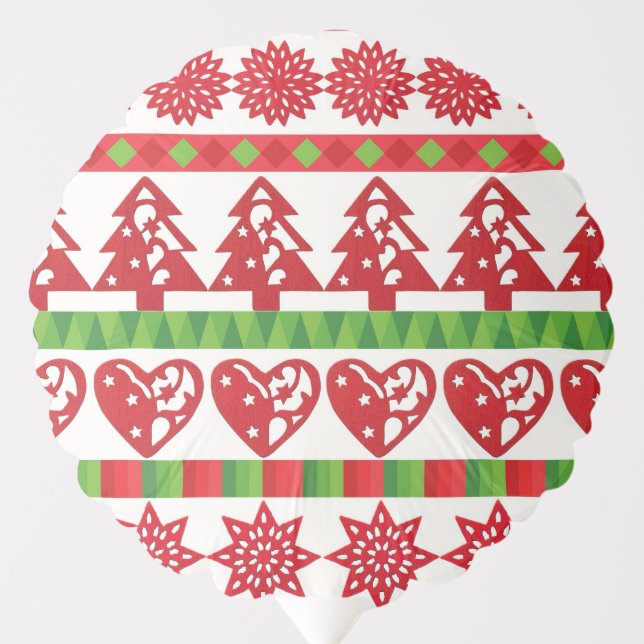 Christmas symbols balloon (Front)