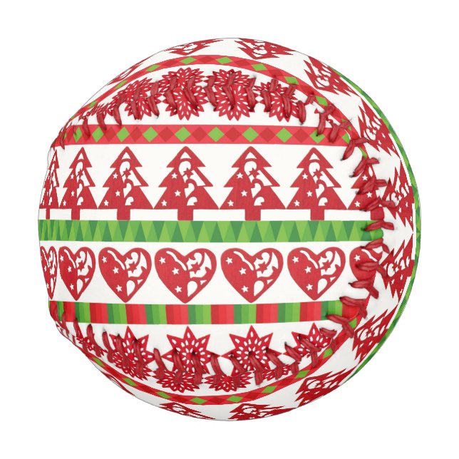 Christmas symbols baseball (Front Right)