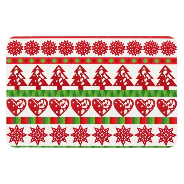 Christmas symbols magnet (Horizontal)
