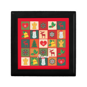 Christmas Symbols Medley Art Thunder_Cove Gift Box