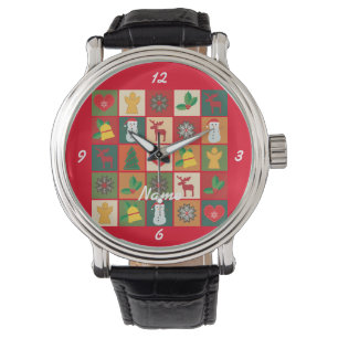 Christmas Symbols Medley Art Thunder_Cove Watch
