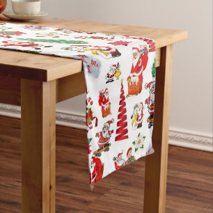 Christmas Symbols Short Table Runner