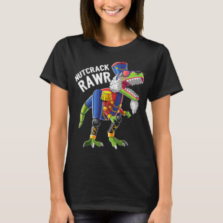 Christmas T Rex Dinosaur Nutcracker Nutcracker Gif T-Shirt