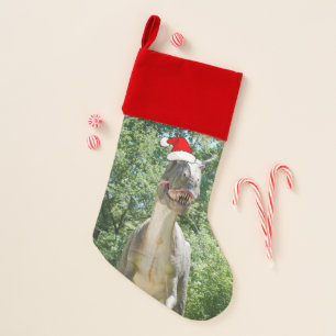 Christmas T-Rex Stocking