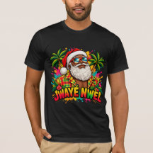 Christmas T-shirt Jwayé Nwèl Pop Art Santa | Tee
