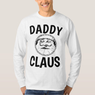 Christmas T-Shirts for Dad, DADDY CLAUS, Funny