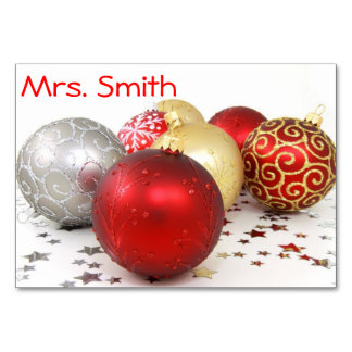 Christmas Table Card