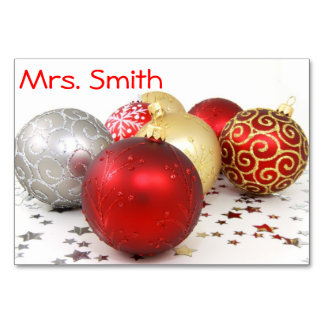 Christmas Table Card