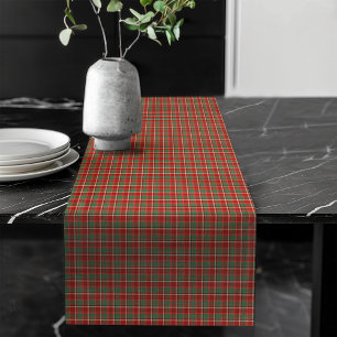 Christmas Table Decor in Classic Tartan Pattern Long Table Runner
