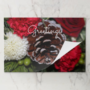 Christmas Table Decor Paper Placemat