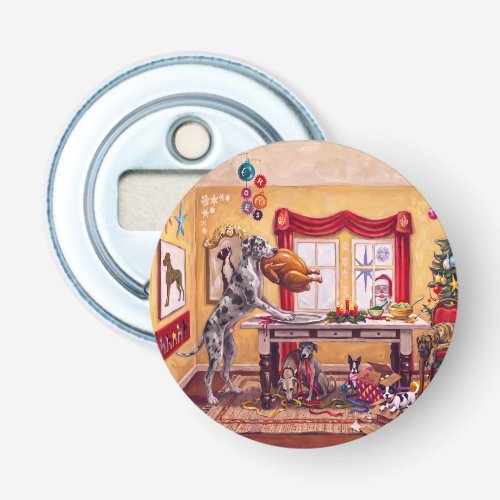 Christmas table Great Dane custom Bottle Opener