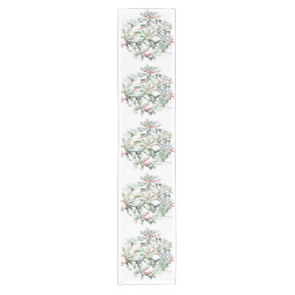 Christmas Table Runner with white background