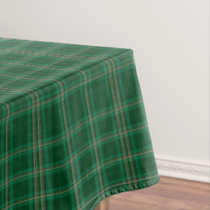 Christmas Tablecloth Classic Green & Red Plaid