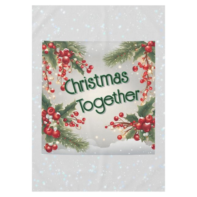 Christmas Tablecloth - editable (Front)