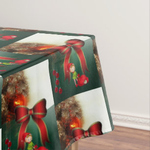 Christmas Tablecloth, Elf Tablecloth
