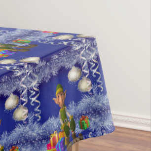 Christmas Tablecloth, Elf Tablecloth