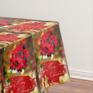 Christmas Tablecloth, Merry Christmas Tablecloth