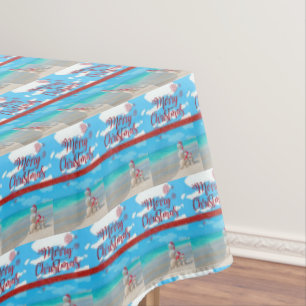Christmas Tablecloth, Merry Christmas Tablecloth