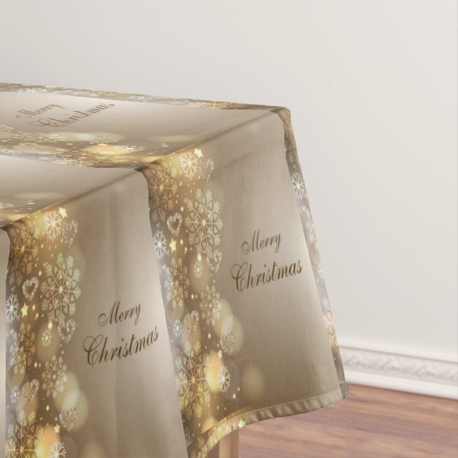 Christmas Tablecloth, Merry Christmas Tablecloth (In Situ)