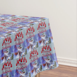 Christmas Tablecloth, Merry Christmas Tablecloth