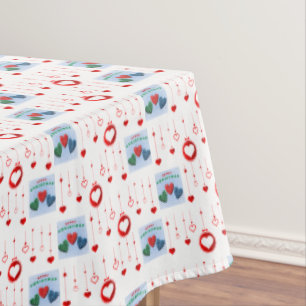 Christmas Tablecloth, Merry Christmas Tablecloth
