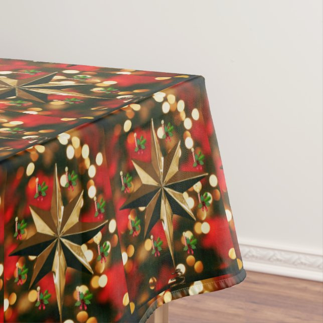 Christmas Tablecloth, Merry Christmas Tablecloth (In Situ)