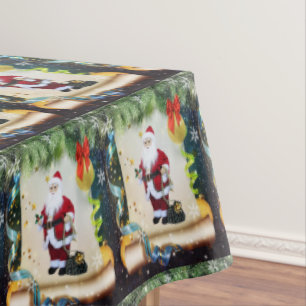 Christmas Tablecloth, Santa Tablecloth