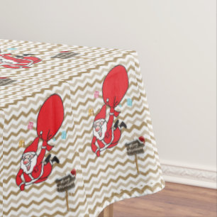 Christmas Tablecloth, Santa Tablecloth