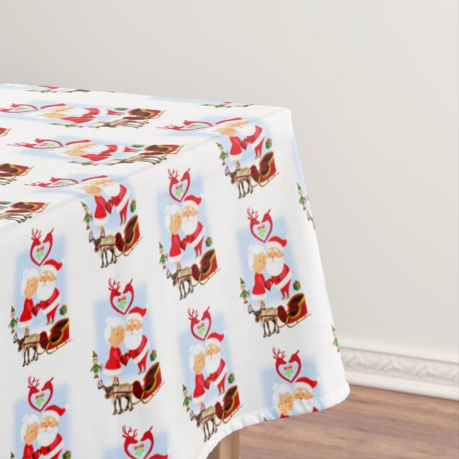 Christmas Tablecloth, Santa Tablecloth (In Situ)