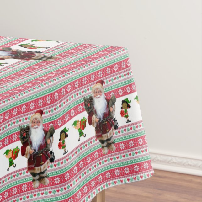 Christmas Tablecloth, Santa Tablecloth (In Situ)