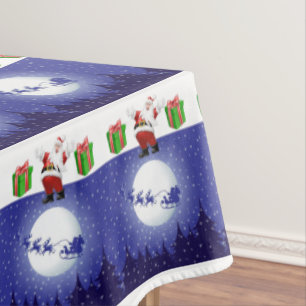 Christmas Tablecloth, Santa Tablecloth