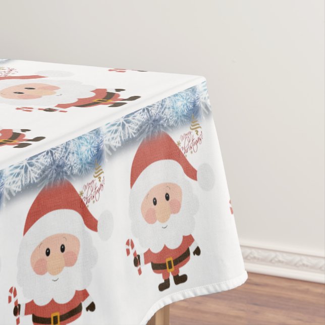 Christmas Tablecloth, Santa Tablecloth (In Situ)