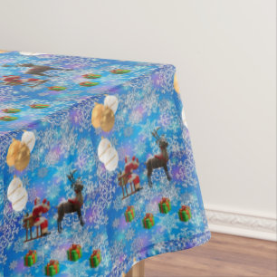 Christmas Tablecloth, Santa Tablecloth