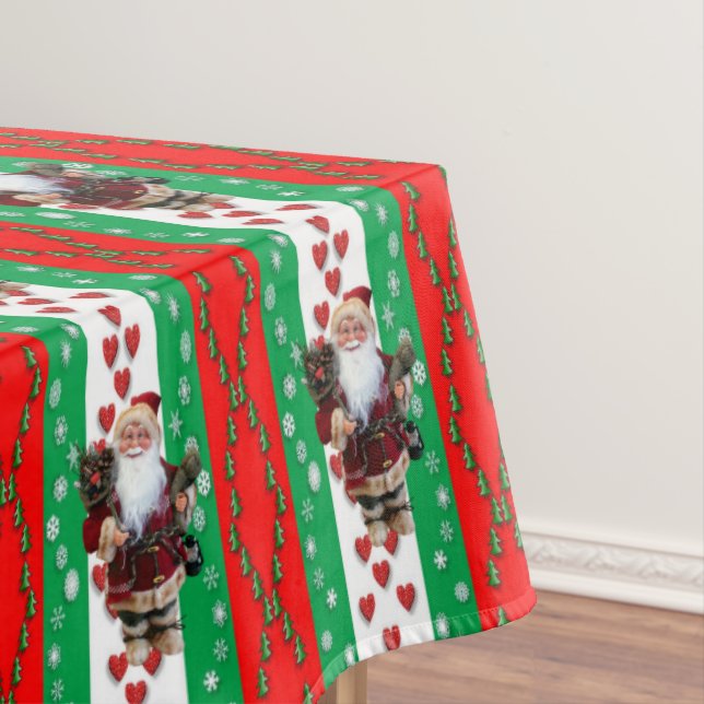 Christmas Tablecloth, Santa Tablecloth (In Situ)