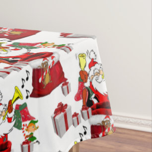 Christmas Tablecloth, Santa Tablecloth