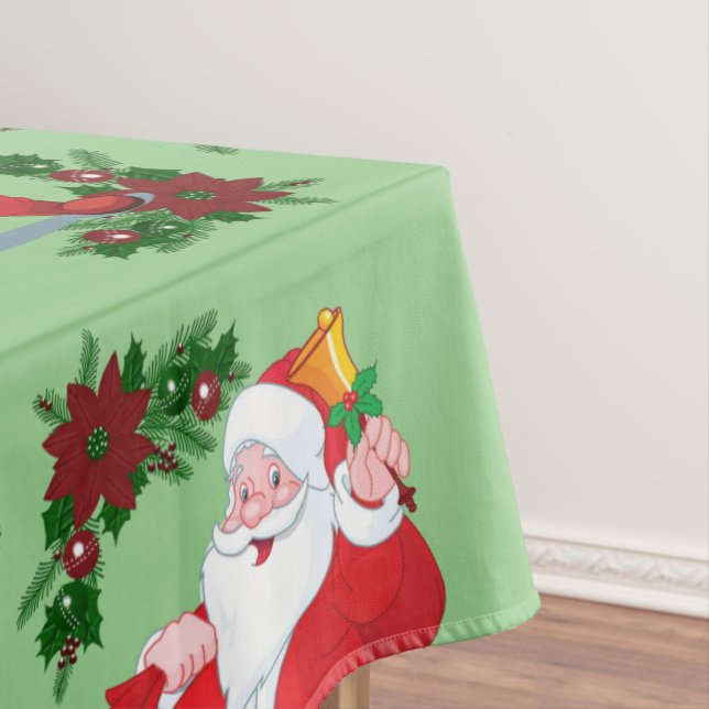 Christmas Tablecloth, Santa Tablecloth (In Situ)