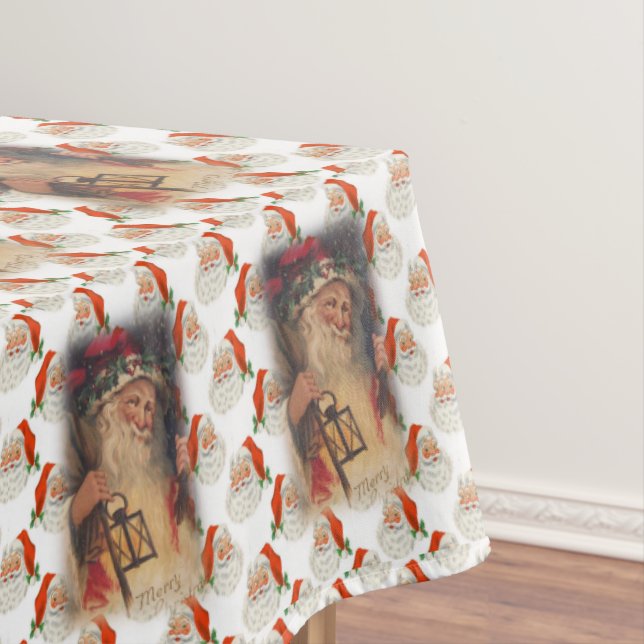 Christmas Tablecloth, Santa Tablecloth (In Situ)