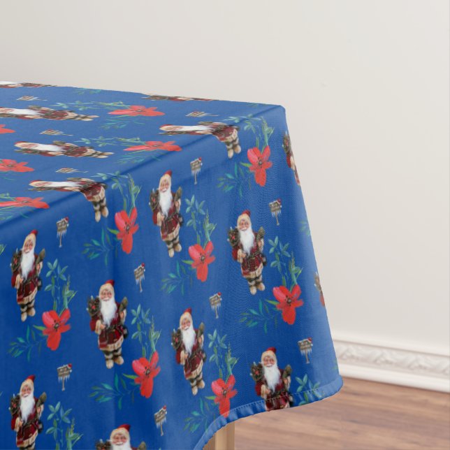 Christmas Tablecloth, Santa Tablecloth (In Situ)