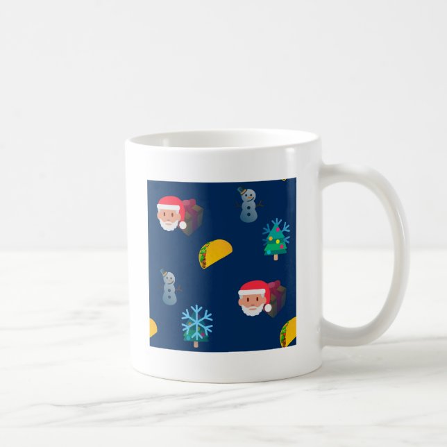 christmas taco emoji coffee mug (Right)