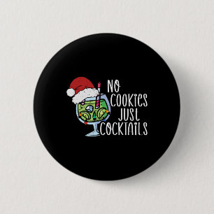 Christmas Tail No Cookies Tropical Christmas Summe Button